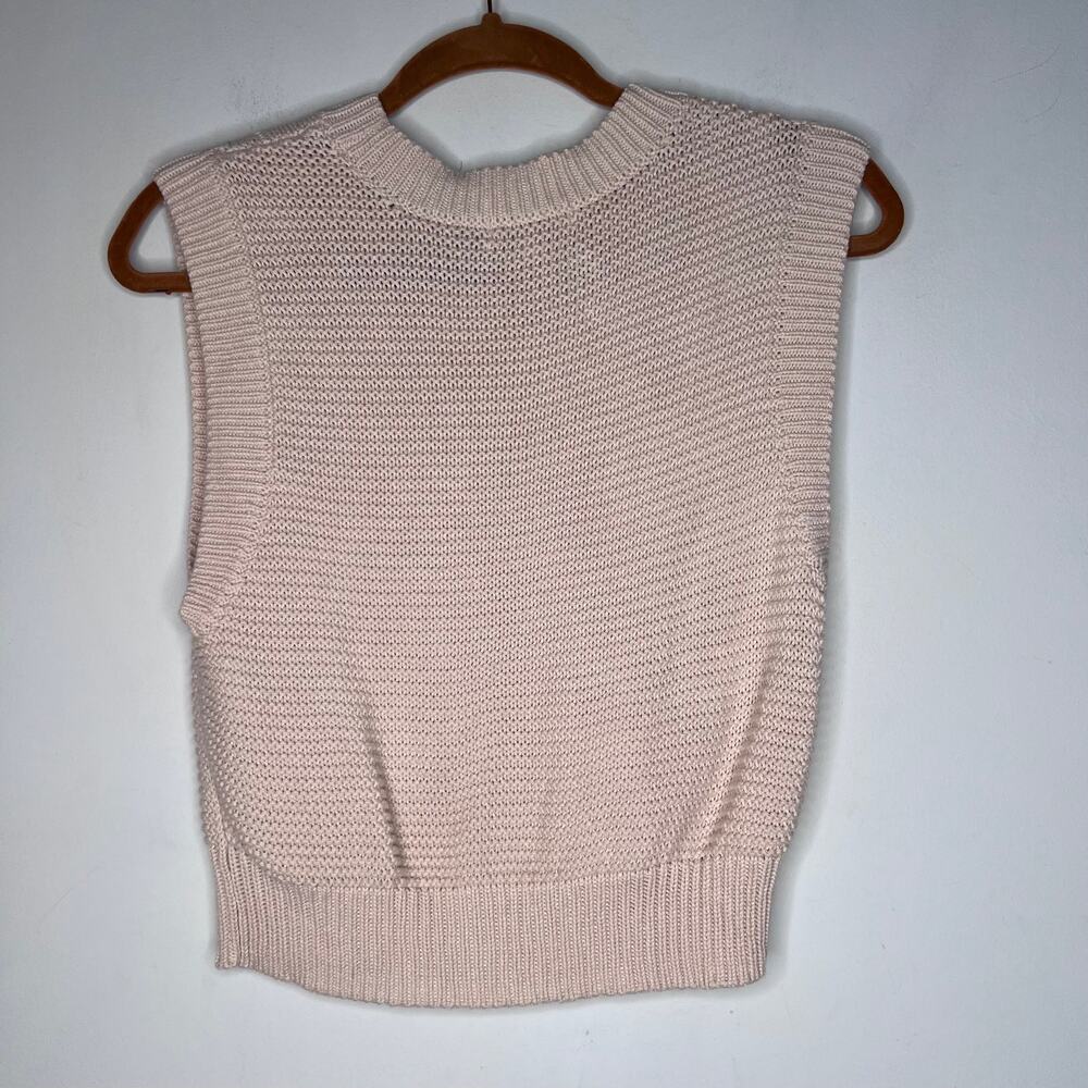 525 Cable Knit Sweater Vest Top Size XS - Picture 6 of 8